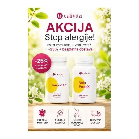 ImmunAid + VeinProtex=-25% + besplatna dostava! Cijena Akcija